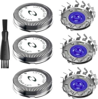 Picture of HQ56 Replacement Shaver Heads for HQ3 HQ4 HQ55 HQ56 HQ6 | Replacement Shaver Head Compatible with Philips Norelco HQ300 HQ442 HQ916 HS190 HQ6990 Electric Shavers etc.