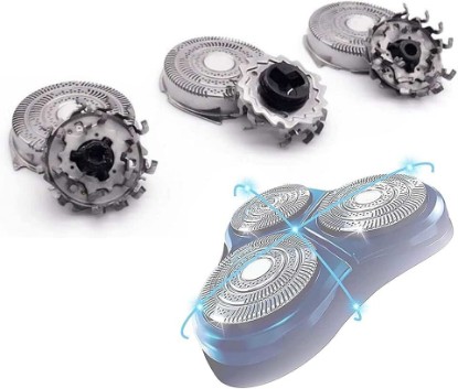 Picture of HQ9 Replacement Heads Compatible with Philips HQ9 SpeedXL, Replacement Shaving Head for Series 8140XL 8160XL 8170XL, HQ9 Replacement Blades Heads for Razor HQ9080 8240XL 8140XL 8150XL, 3Pack