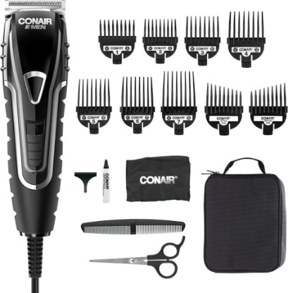 Picture of Conair Barber Haircut Clippers - Hair Trimmer - 16-Piece Haircut Kit