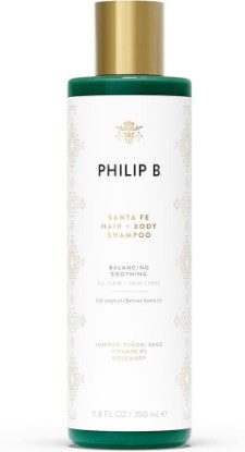 Picture of PHILIP B Santa Fe Hair and Body Shampoo (11.8 Fl Oz) - Gentle Cleanser, Hydrates and Softens with Shea Butter & Vitamin B5 | Gentle Cleanser, Hydrates and Softens with Shea Butter & Vitamin B5
