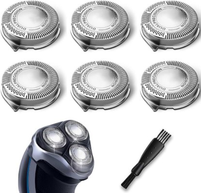 Picture of HQ8 Replacement Heads for Philips PT724/PT735 & More – HQ8 Blades Compatible with PT720/721/722/723/725/726/728/729/730, AT830, AT811, Norelco Aquatec Shavers (6 pcs)