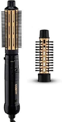Picture of Conair 2-in-1 Hot Air Curling Combo, Includes 1.5-inch Curl Brush and 1-inch Aluminum Bristle Brush