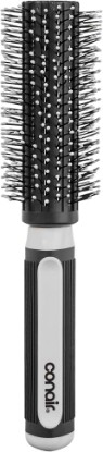 Picture of Conair Grip & Style Round Brush, Nylon Bristle Hair Brush for Blowout Styling, Ideal for Coarse, Curly, Wavy Hair, Color May Vary