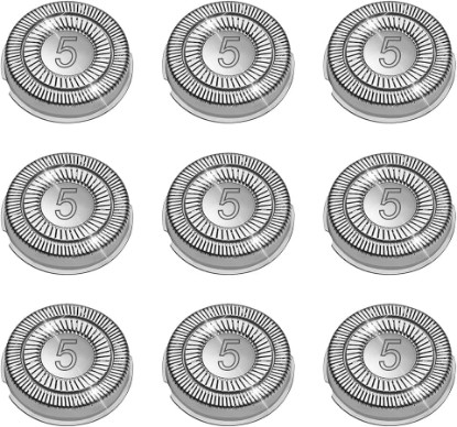 Picture of 9 Pack SH50 Replacement Head Compatible with Philips Norelco Series 5000， Upgraded SH50 Compatibility Double blades for norelco 5000 replacement heads.