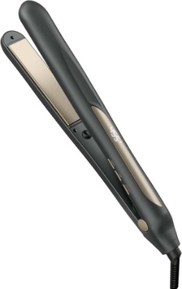 Picture of Infiniti PRO CONAIR Tourmaline Ceramic 1-Inch Flat Iron Digital Hair Straightener, 1-Inch Flat Iron to Straighten or Curl, 5 Heat Settings, for All Hair Types and Textures, Dark Gray