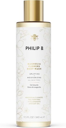 Picture of PHILIP B Magnolia Flowers Body Wash, 11.5 Fl Oz | With Coconut Water, Pea Peptides and Hyaluronate, Daily Gel Cleanser