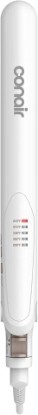 Picture of Conair Double Ceramic Flat Iron, 1-Inch Flat Iron Hair Straightener, Five Heat Settings, Extra Long Floating Plates, White