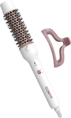 Picture of Conair Double Ceramic 1¼-Inch Thermal Brush, Heated Round Brush for Blowouts, Curls, and Waves, Ceramic Technology Eliminates Damaging Hot Spots for Smooth, Shiny Hair