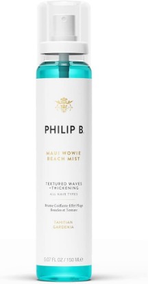 Picture of PHILIP B Maui Wowie Beach Mist, 5.07 fl. oz. (150 ml) | Texturizing Hair Mist, Boosts Volume & Bouncy Waves, Infused with Botanical Moisturizers, Sea Salt, Coconut & Aloe Vera