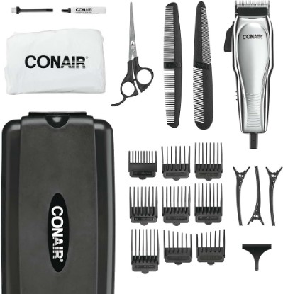 Picture of ConairMAN Hair Clippers for Men, 21-Piece Home Hair Cutting Kit