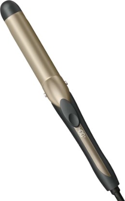 Picture of Conair INFINITIPRO Tourmaline Ceramic Curling Iron 1-1/4 inch Barrel with 5 Heat Settings up to 400°F and Digital Display, Lightweight Hair Styling Tool for Medium and Long Hair, Gray, CD1001L