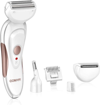 Picture of Conair All-In-1 Body and Facial Hair Removal for Women, Cordless Electric Trimmer & Shaver, Perfect for Face, Ear/Nose, Eyebrows, Legs, and Bikini Lines
