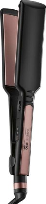 Picture of Infiniti PRO CONAIR Rose Gold Ceramic Flat Iron Hair Straightener, 1 3/4-Inch Flat Iron with Extra-Long Plates, Including a Floating Plate, Advanced Heat Technology, Black