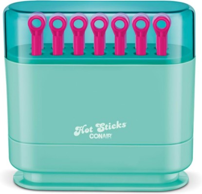 Picture of Conair Silicone Hot Rollers for Women, 14 Assorted Hot Sticks Hair Curlers with No Roller Clips Needed, 85-Second Heat-Up, For All Hair Lengths, Green