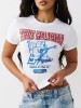 CRYSTAL BUDDHA CREWNECK TEE
