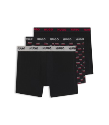 Three-pack of boxer briefs in stretch cotton