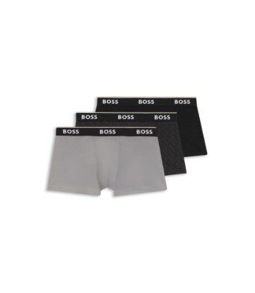 Three-pack of logo-detail trunks in stretch cotton