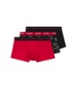 Three-pack of stretch-cotton trunks with logo waistband