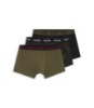 Three-pack of stretch-cotton trunks with logo waistband