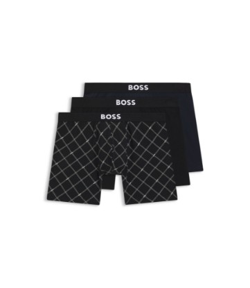 Three-pack of stretch-cotton boxer briefs