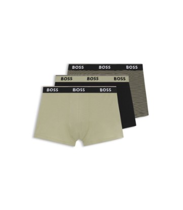 Three-pack of logo-detail trunks in stretch cotton