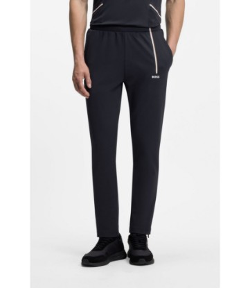 Active track pants in thermoregulating stretch gabardine
