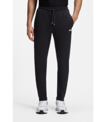 Active Stretch-gabardine tracksuit bottoms with zipped hems