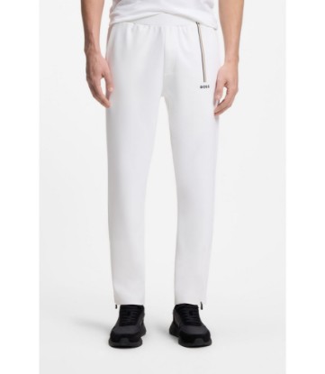 Active track pants in thermoregulating stretch gabardine