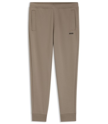Cotton-blend sweatpants with embroidered logo