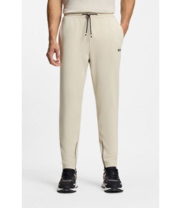Active Stretch-gabardine tracksuit bottoms with zipped hems