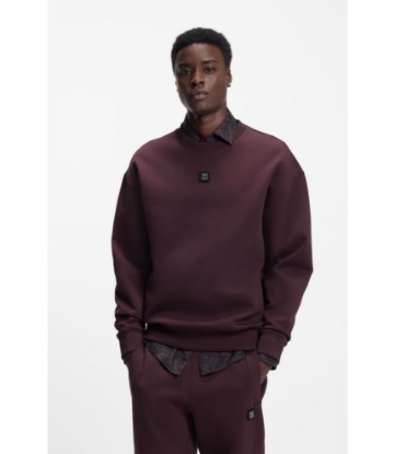 Stacked-logo sweatshirt in a cotton blend