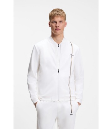 Active zip-up sweatshirt with moisture management