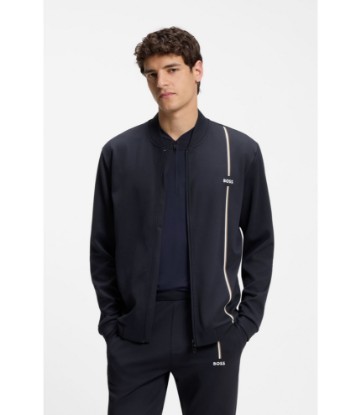 Active zip-up sweatshirt with moisture management