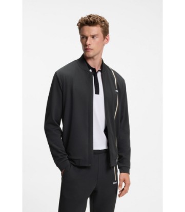 Active zip-up sweatshirt with moisture management