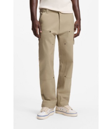 Regular-fit pants in stretch-cotton canvas