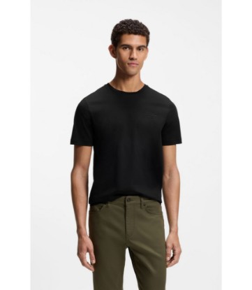 Porsche x BOSS mercerized-cotton T-shirt with reflective branding