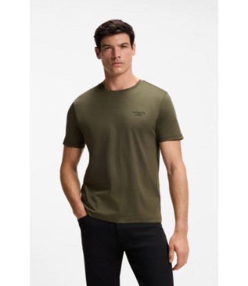 Porsche x BOSS mercerized-cotton T-shirt with reflective branding