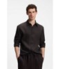 BOSS BY BECKHAM relaxed-fit linen shirt