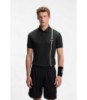Active quick-dry polo shirt with signature stripe