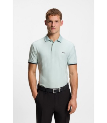 Bodymap-detail polo shirt with quick-dry performance