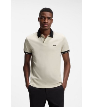 Slim-fit cotton polo shirt