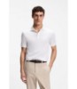 Regular-fit polo shirt in mercerized Italian cotton