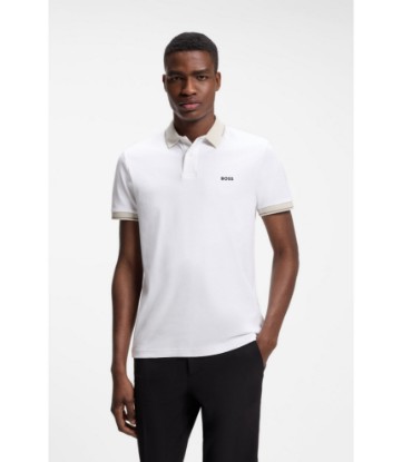 Slim-fit cotton polo shirt