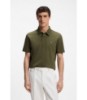 Polo shirt in mercerized cotton with Double B monogram