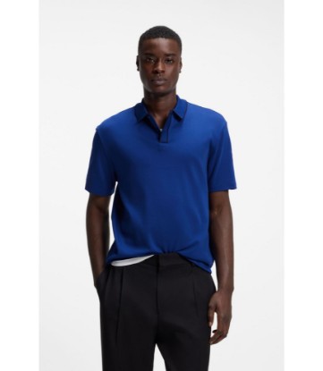 Luxury cotton polo shirt with contrast trim