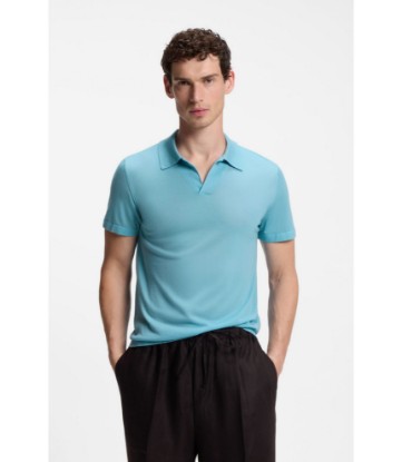 BOSS BY BECKHAM knit polo in virgin wool
