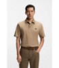 Polo shirt in mercerized cotton with Double B monogram