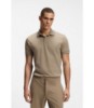 Paddy slim-fit polo shirt in interlock cotton