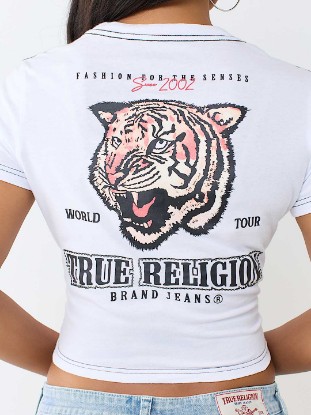 CRYSTAL TIGER RELAXED SHRUNKEN TEE