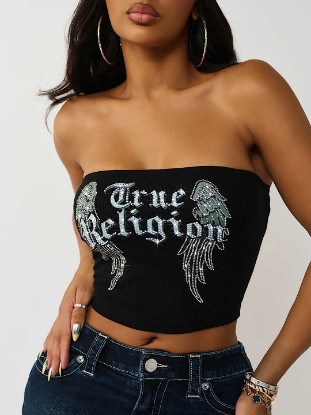 CRYSTAL WING TUBE TOP